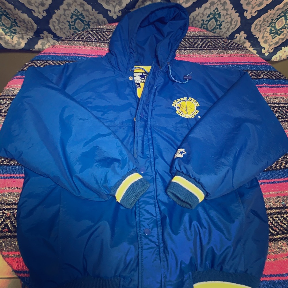 Vintage Starter Parka GoldenState Warriors